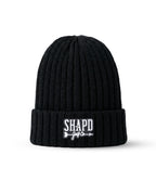 Cable Knit Patch Beanie