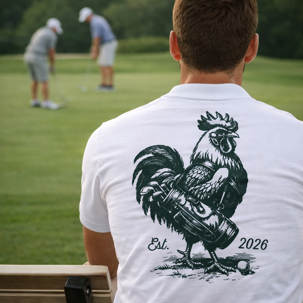 'STRUT' Founders White DryBlend® T-Shirt