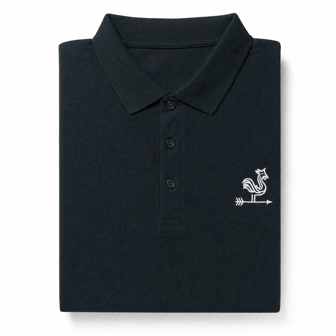 Embroidered Weathervane Performance Piqué Polo – Shapd Golf
