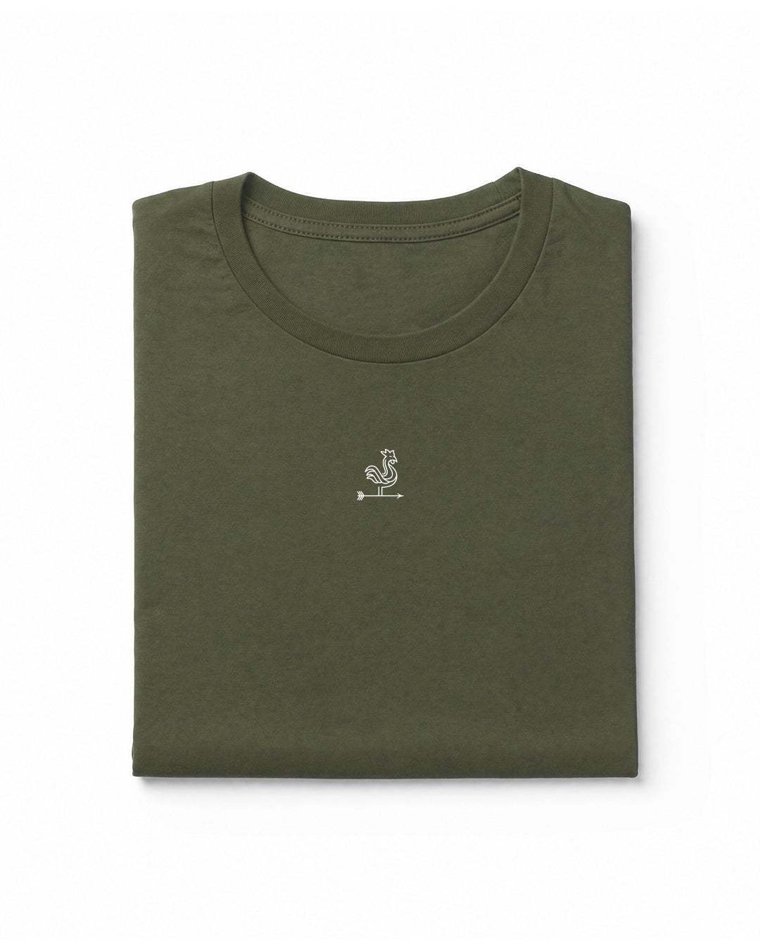 'SHAPD By The Game' Military Green Long-Sleeve Graphic Crew