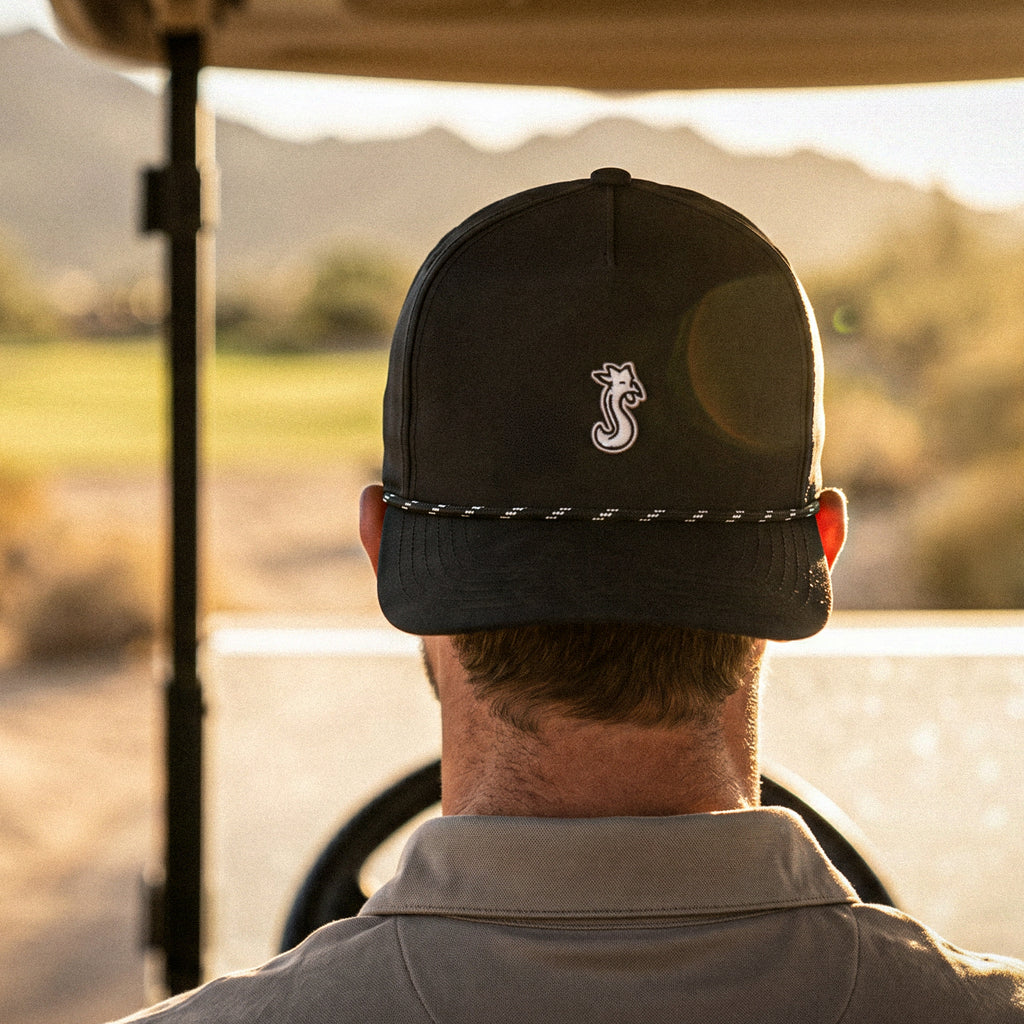 'S' Patch Adjustable Caddy Rope Hat