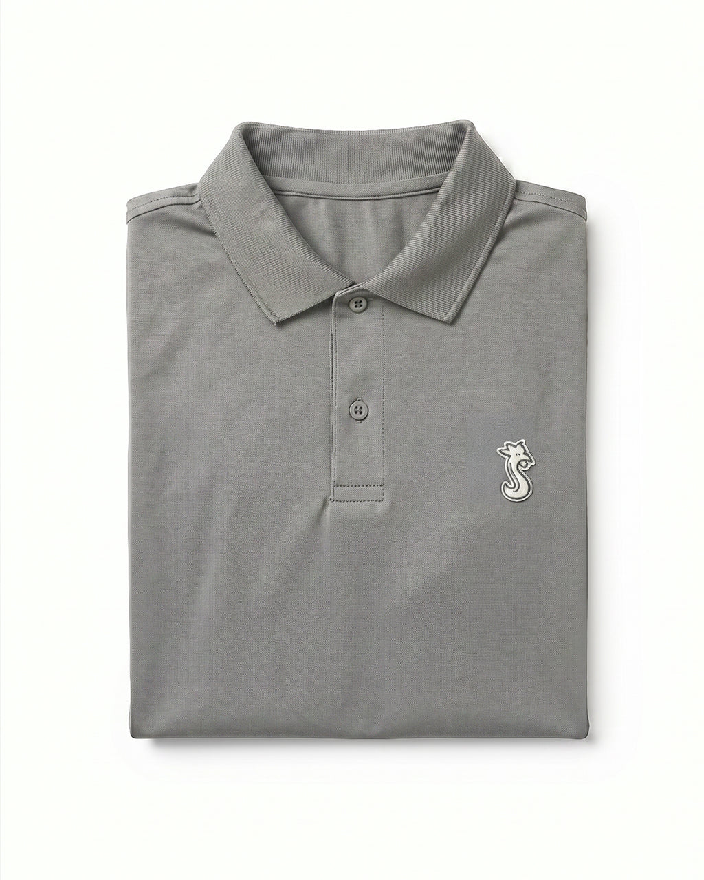 SHAPD Performance 'S' Patch Greystone Polo