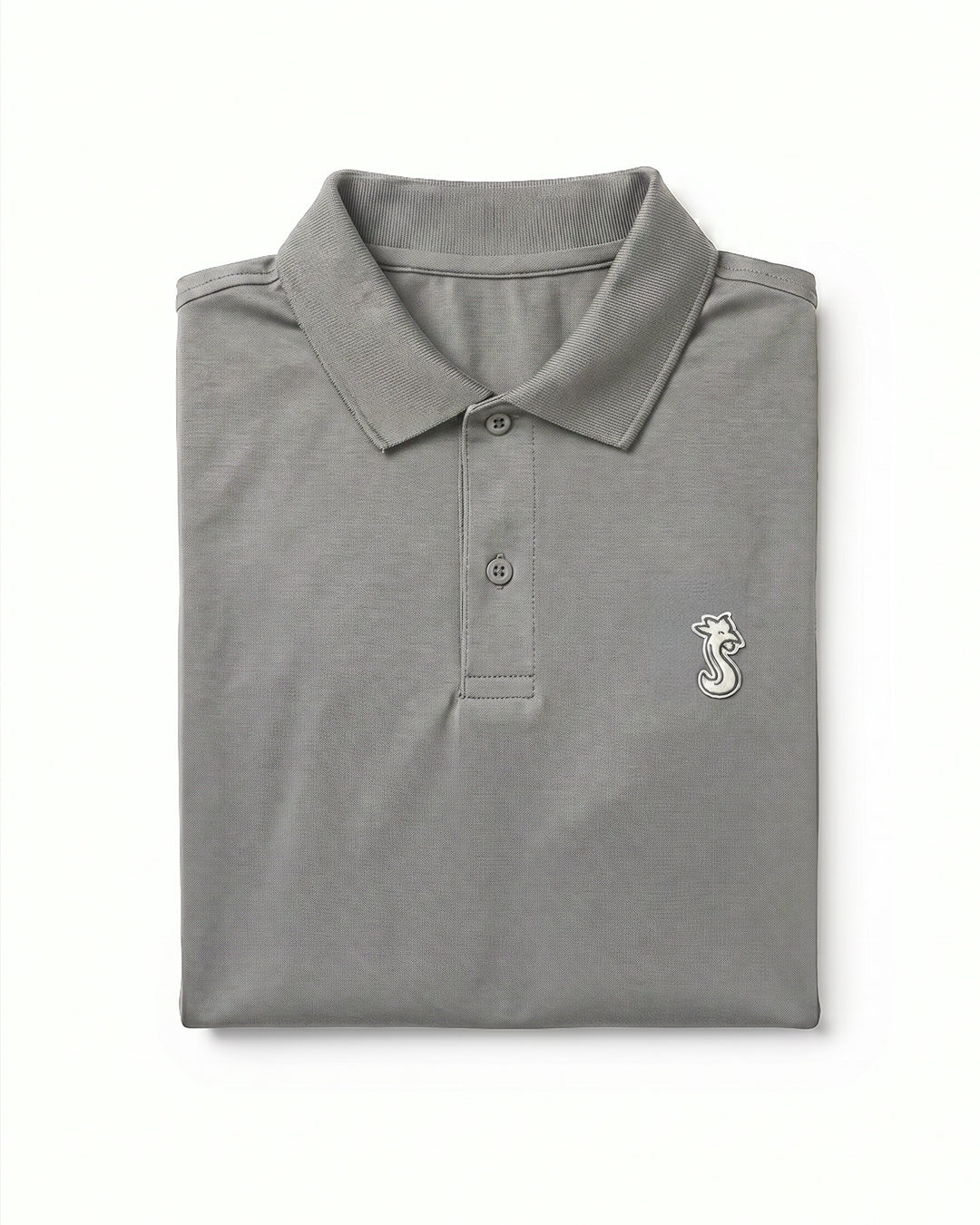 SHAPD Performance 'S' Patch Greystone Polo
