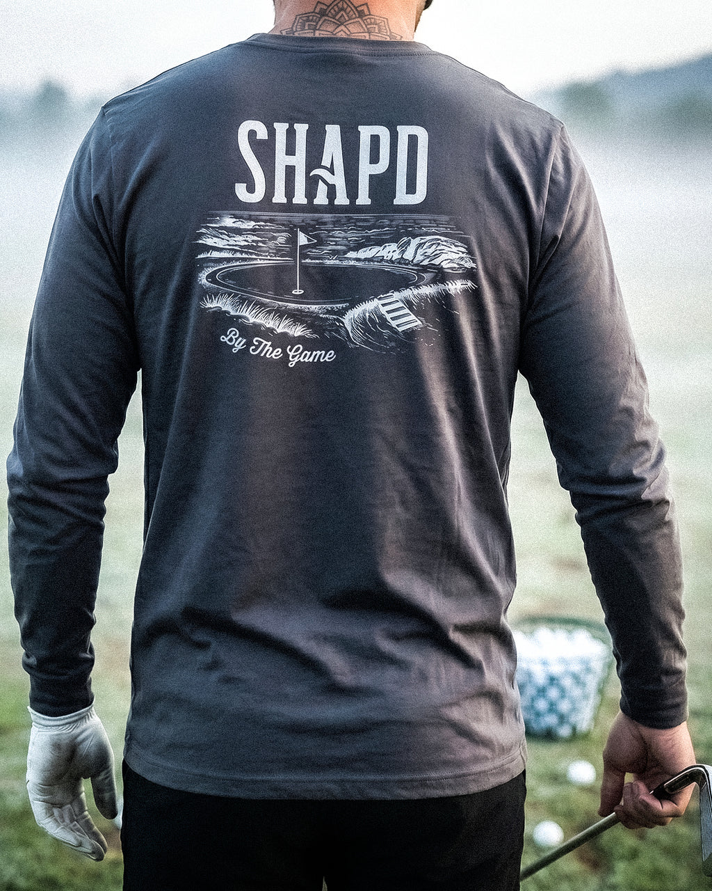 'SHAPD By The Game' Heavy Metal Long-Sleeve Graphic Crew