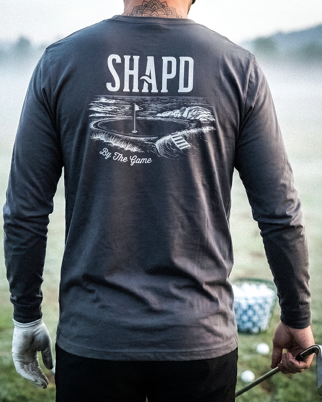 'SHAPD By The Game' Heavy Metal Long-Sleeve Graphic Crew