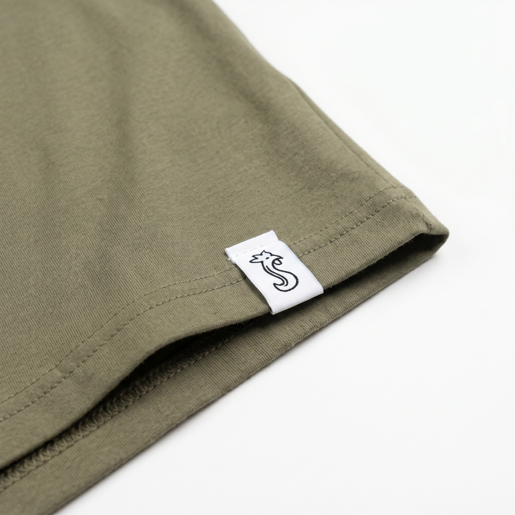 'SHAPD By The Game' Military Green Long-Sleeve Graphic Crew