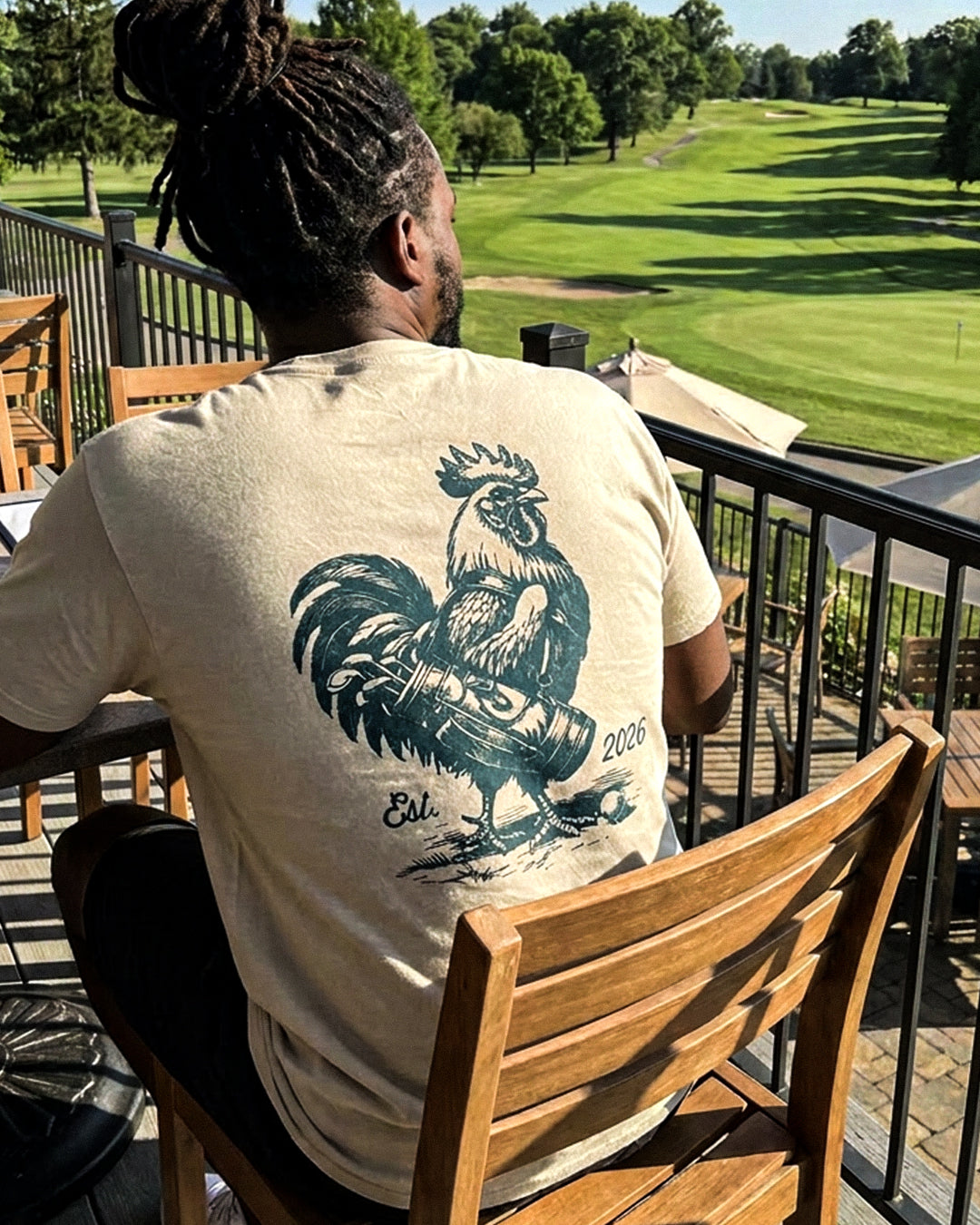 'STRUT' Founders Sand DryBlend® T-Shirt